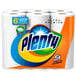 A package of 24 white Plenty Ultra Premium paper towel rolls.