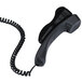 a black telephone receiver