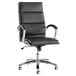 A black Alera Neratoli Series office chair with chrome legs.