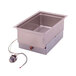 Wells BMW206RTD Bottom Mount 1 Pan Round Corner Hot Food Well - Thermostat Control with Drain, 120V