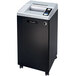 A black and silver Swingline CM15-30 paper shredder.