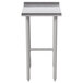 An Advance Tabco stainless steel equipment filler table with a metal top.