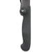 a close-up of a black object