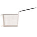 A Cecilware wire fryer basket with a black metal handle.