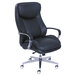 La-Z-Boy 48968 Commercial 2000 Black Leather Big and Tall Executive Office Chair