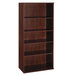 Bush WC24414 Series C Collection 35 5/8 inch x 15 3/8 inch x 72 7/8 inch Standard Hansen Cherry 5-Shelf Bookcase