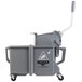 Unger COMSG 4 Gallon Gray Mop Bucket with Side-Press Wringer