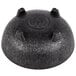 A black charcoal polypropylene Pequeno molcajete.