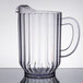 Choice 60 oz. Clear SAN Plastic Beverage Pitcher