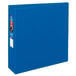 A blue Avery heavy-duty binder with a white label on the box.