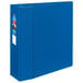 An Avery blue heavy-duty binder with 4" locking One Touch EZD rings.