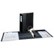 A black Avery Heavy-Duty Non-View Binder with silver rings.