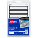 A package of Avery® durable ID labels with a black border on a white background.