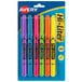 A pack of 6 Avery Hi-Liter pens in assorted colors.