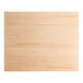 A close up of a Lancaster Table & Seating live edge wood table top with a bleached oak finish.