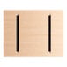 A Lancaster Table & Seating solid wood live edge table top with a bleached oak finish.