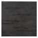 A black square solid wood table top with a dark gray finish.