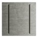 A grey rectangular Lancaster Table & Seating wood table top with three metal bars on it.