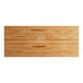 A Lancaster Table & Seating solid wood table top with a honey maple finish.