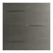 A square solid wood bar height table top with a slate gray finish and a live edge design.