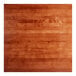 A Lancaster Table & Seating bar height table with a rustic mahogany wood surface.