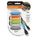 Dotz DCI171M Multicolored Cord ID Pro System with 12 Cord Identifiers, Inserts, and Stickers