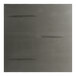 A square wood table with a slate gray finish and a live edge.