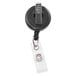 A black Advantus swivel-back retractable ID card reel.