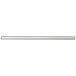An Advantus aluminum display rail with a long silver metal rod.