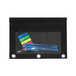 Advantus 94036 9 1/2 inch x 7 inch Black Double Pocket Binder Pouch with Clear Plastic Front - 6/Pack