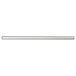 An Advantus aluminum display rail with a long silver metal rod.