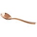 A Bon Chef rose gold stainless steel bouillon spoon.