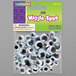 Creativity Street 3446-02 Chenille Black Wiggle Eyes Assortment - 100/Pack