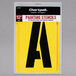 Chartpak 01590 Manila 12 inch A-Z Painting Stencils - 26/Pack