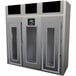 Maturmeat 100 inch Glass Door Stainless Steel Meat Aging Cabinet - 880 lb. / 400 kg., 380V, 5150W