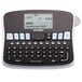 A black and grey DYMO LabelManager 360D label maker keyboard.