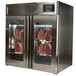Maturmeat 43 inch Glass Door Stainless Steel Meat Aging Cabinet - 132 lb. / 60 kg., 220V, 2376W