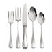 A case of 12 Oneida Baguette stainless steel dessert forks.