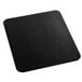 A black vinyl desk pad on a white background.