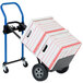 a box on a hand truck