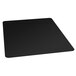 ES Robbins 132013 EverLife 48 inch x 36 inch Black Vinyl Rectangle Straight Edge Heavy Use Hard Floor Chair Mat