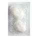 A vacuum-sealed package containing two hard-cooked eggs.