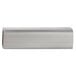 A close-up of American Metalcraft stainless steel square rod.