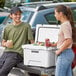 a cooler with cans of soda and cans of soda