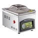 An ARY VacMaster tabletop vacuum packaging machine with a glass lid.