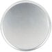 An American Metalcraft heavy weight aluminum pizza pan with a white background.