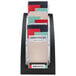 A black Deflecto literature holder with several brochures inside.