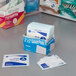 a box of gauze pads