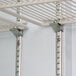 metal shelves with metal rods