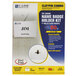 A box of C-Line clear top load clip-on/pin name badge holder kit with inserts.